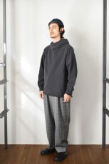 画像7: WALLA WALLA SPORT (ワラワラスポーツ) 13oz CROSS NECK P/O HOODIE [USED BLACK] (7)