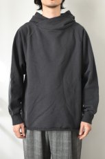 画像3: WALLA WALLA SPORT (ワラワラスポーツ) 13oz CROSS NECK P/O HOODIE [USED BLACK] (3)