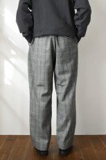 画像5: CEASTERS (ケステル) 1Pleat Trousers [GREY HERRINGBONE CHECK] (5)