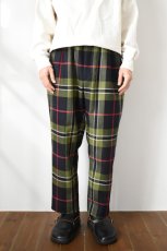 画像3: CEASTERS (ケステル) 2Pleats Easy Trousers [GREEN/RED CHECK] (3)