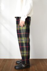 画像4: CEASTERS (ケステル) 2Pleats Easy Trousers [GREEN/RED CHECK] (4)