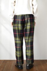 画像5: CEASTERS (ケステル) 2Pleats Easy Trousers [GREEN/RED CHECK] (5)