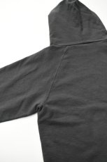 画像17: WALLA WALLA SPORT (ワラワラスポーツ) 13oz CROSS NECK P/O HOODIE [USED BLACK] (17)