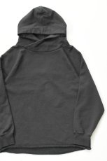 画像1: WALLA WALLA SPORT (ワラワラスポーツ) 13oz CROSS NECK P/O HOODIE [USED BLACK] (1)