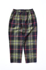 画像2: CEASTERS (ケステル) 2Pleats Easy Trousers [GREEN/RED CHECK] (2)