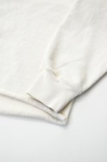 画像14: WALLA WALLA SPORT (ワラワラスポーツ) 13oz CROSS NECK P/O HOODIE [IVORY] (14)