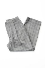 画像1: CEASTERS (ケステル) 1Pleat Trousers [GREY HERRINGBONE CHECK] (1)