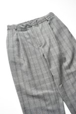 画像10: CEASTERS (ケステル) 1Pleat Trousers [GREY HERRINGBONE CHECK] (10)