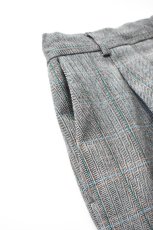 画像14: CEASTERS (ケステル) 1Pleat Trousers [GREY HERRINGBONE CHECK] (14)