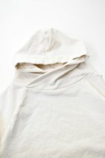 画像10: WALLA WALLA SPORT (ワラワラスポーツ) 13oz CROSS NECK P/O HOODIE [IVORY] (10)