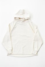 画像2: WALLA WALLA SPORT (ワラワラスポーツ) 13oz CROSS NECK P/O HOODIE [IVORY] (2)