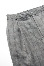 画像11: CEASTERS (ケステル) 1Pleat Trousers [GREY HERRINGBONE CHECK] (11)