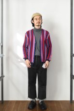 画像11: FANNI LEMMERMAYER (ファニレマメイヤー) Multi Stripe V-neck Cardigan [MULTI] (11)