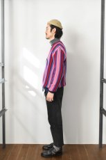 画像8: FANNI LEMMERMAYER (ファニレマメイヤー) Multi Stripe V-neck Cardigan [MULTI] (8)