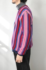 画像4: FANNI LEMMERMAYER (ファニレマメイヤー) Multi Stripe V-neck Cardigan [MULTI] (4)