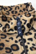 画像10: Spring Mountain Apparel (スプリングマウンテンアパレル) Fleece Full Zip Vest [LEOPARD] (10)