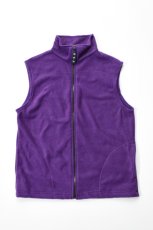 画像1: Spring Mountain Apparel (スプリングマウンテンアパレル) Fleece Full Zip Vest [PURPLE] (1)