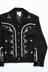 画像1: Rockmount Ranch Wear (ロックマウントランチウェア) Western Bolero Jacket [BLACK/ROPE DESIGN] (1)