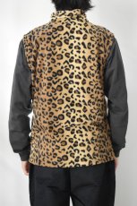 画像4: Spring Mountain Apparel (スプリングマウンテンアパレル) Fleece Full Zip Vest [LEOPARD] (4)