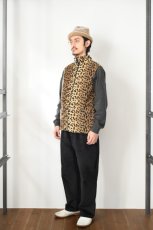 画像6: Spring Mountain Apparel (スプリングマウンテンアパレル) Fleece Full Zip Vest [LEOPARD] (6)