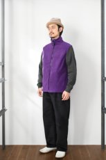 画像6: Spring Mountain Apparel (スプリングマウンテンアパレル) Fleece Full Zip Vest [PURPLE] (6)