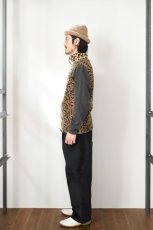 画像7: Spring Mountain Apparel (スプリングマウンテンアパレル) Fleece Full Zip Vest [LEOPARD] (7)