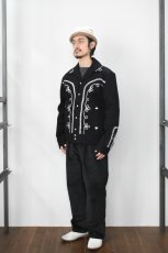 画像7: Rockmount Ranch Wear (ロックマウントランチウェア) Western Bolero Jacket [BLACK/ROPE DESIGN] (7)