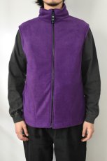 画像2: Spring Mountain Apparel (スプリングマウンテンアパレル) Fleece Full Zip Vest [PURPLE] (2)