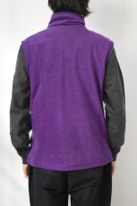 画像4: Spring Mountain Apparel (スプリングマウンテンアパレル) Fleece Full Zip Vest [PURPLE] (4)