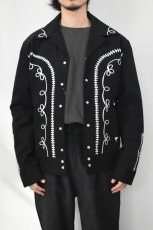 画像10: Rockmount Ranch Wear (ロックマウントランチウェア) Western Bolero Jacket [BLACK/ROPE DESIGN] (10)