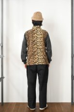 画像8: Spring Mountain Apparel (スプリングマウンテンアパレル) Fleece Full Zip Vest [LEOPARD] (8)