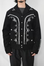 画像3: Rockmount Ranch Wear (ロックマウントランチウェア) Western Bolero Jacket [BLACK/ROPE DESIGN] (3)