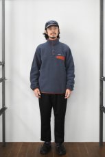 画像5: patagonia (パタゴニア) メンズ・ライトウェイト・シンチラ・スナップT・プルオーバー [SMOLDER BLUE W/BURNISHED RED] (5)