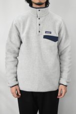 画像2: patagonia (パタゴニア) メンズ・ライトウェイト・シンチラ・スナップT・プルオーバー [OATMEAL HEATHER] (2)