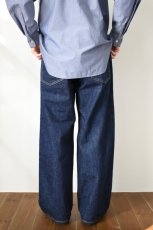 画像5: SCYE BASICS (サイベーシックス) Selvedge Denim Wide Leg Jeans [INDIGO] (5)