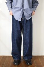 画像3: SCYE BASICS (サイベーシックス) Selvedge Denim Wide Leg Jeans [INDIGO] (3)