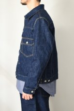 画像4: SCYE BASICS (サイベーシックス) Selvedge Denim Jacket Type2 [INDIGO] (4)