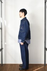 画像9: SCYE BASICS (サイベーシックス) Selvedge Denim Wide Leg Jeans [INDIGO] (9)