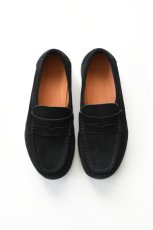 画像2: molle shoes (モールシューズ) HYBRID LOAFERS [BLACK SUEDE] (2)