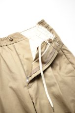 画像14: SCYE BASICS (サイベーシックス) San Joaquin Cotton Drawstring Trousers [BEIGE] (14)