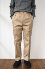 画像3: SCYE BASICS (サイベーシックス) San Joaquin Cotton Drawstring Trousers [BEIGE] (3)