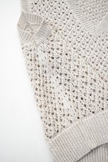 画像13: MEIAS (メイアス) PAPER YARN MESH VEST [LT.GRAY] (13)