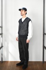 画像7: MEIAS (メイアス) PAPER YARN MESH VEST [NAVY] (7)