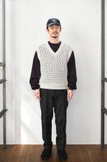 画像6: MEIAS (メイアス) PAPER YARN MESH VEST [LT.GRAY] (6)