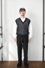 画像6: MEIAS (メイアス) PAPER YARN MESH VEST [NAVY] (6)