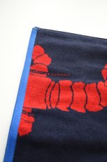 画像4: L.L.Bean (エルエルビーン) Seaside Beach Towel [LOBSTERS/BRIGHT NAVY] (4)