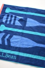 画像2: L.L.Bean (エルエルビーン) Seaside Beach Towel [PADDLES/OCEAN BLUE] (2)