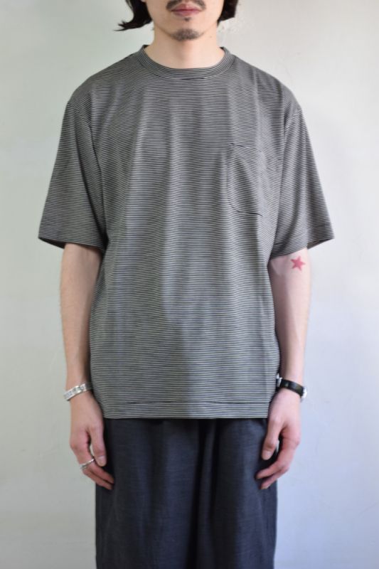 COMOLI 22SS ウール天竺Tシャツ サイズ2Tシャツ/カットソー(半袖/袖なし)