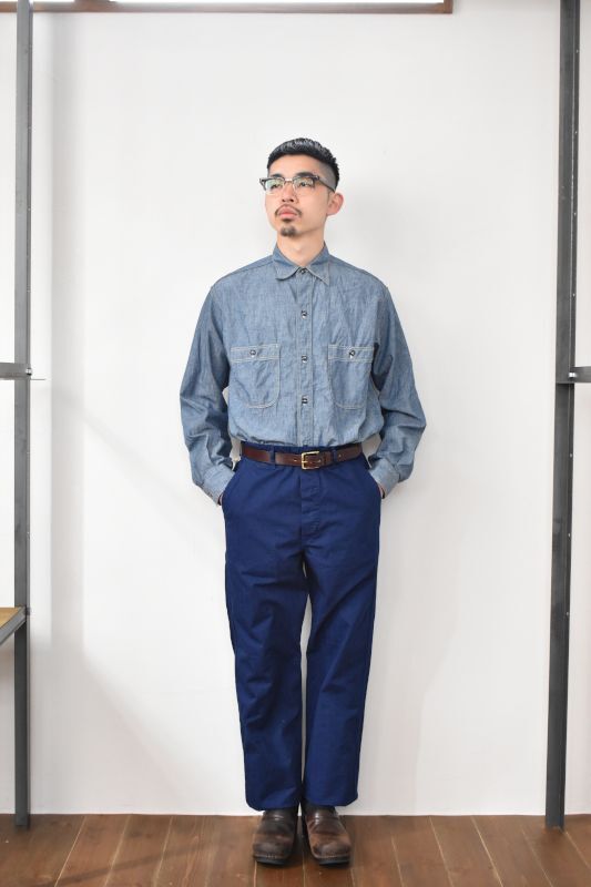 orslow (オアスロウ) FRENCH WORK PANTS [BLUE]