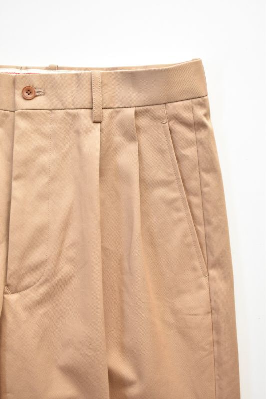 SCYE BASICS (サイベーシックス) San Joaquin Cotton Chino Pleated